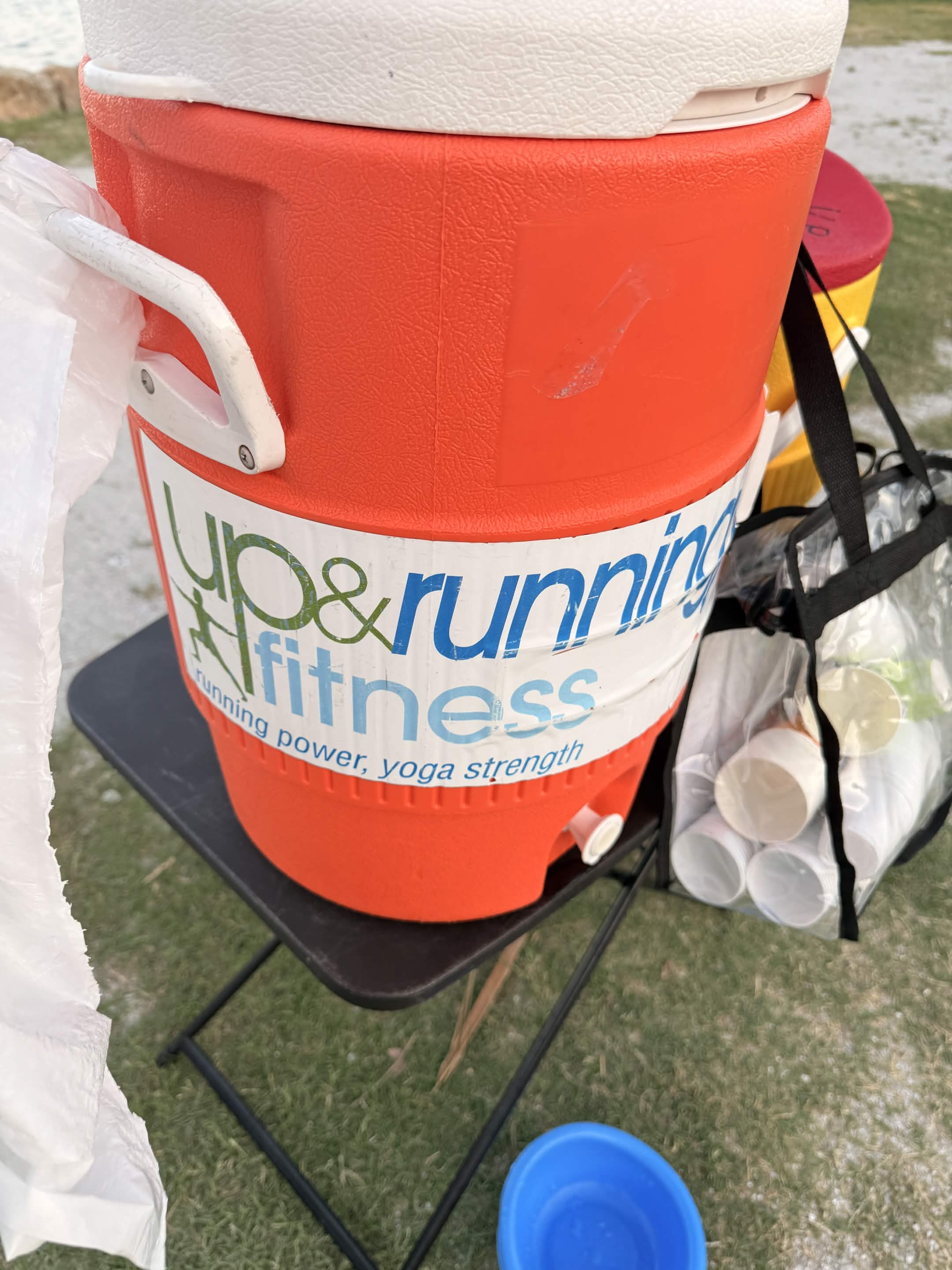 Running Zone water station at the turnaround.