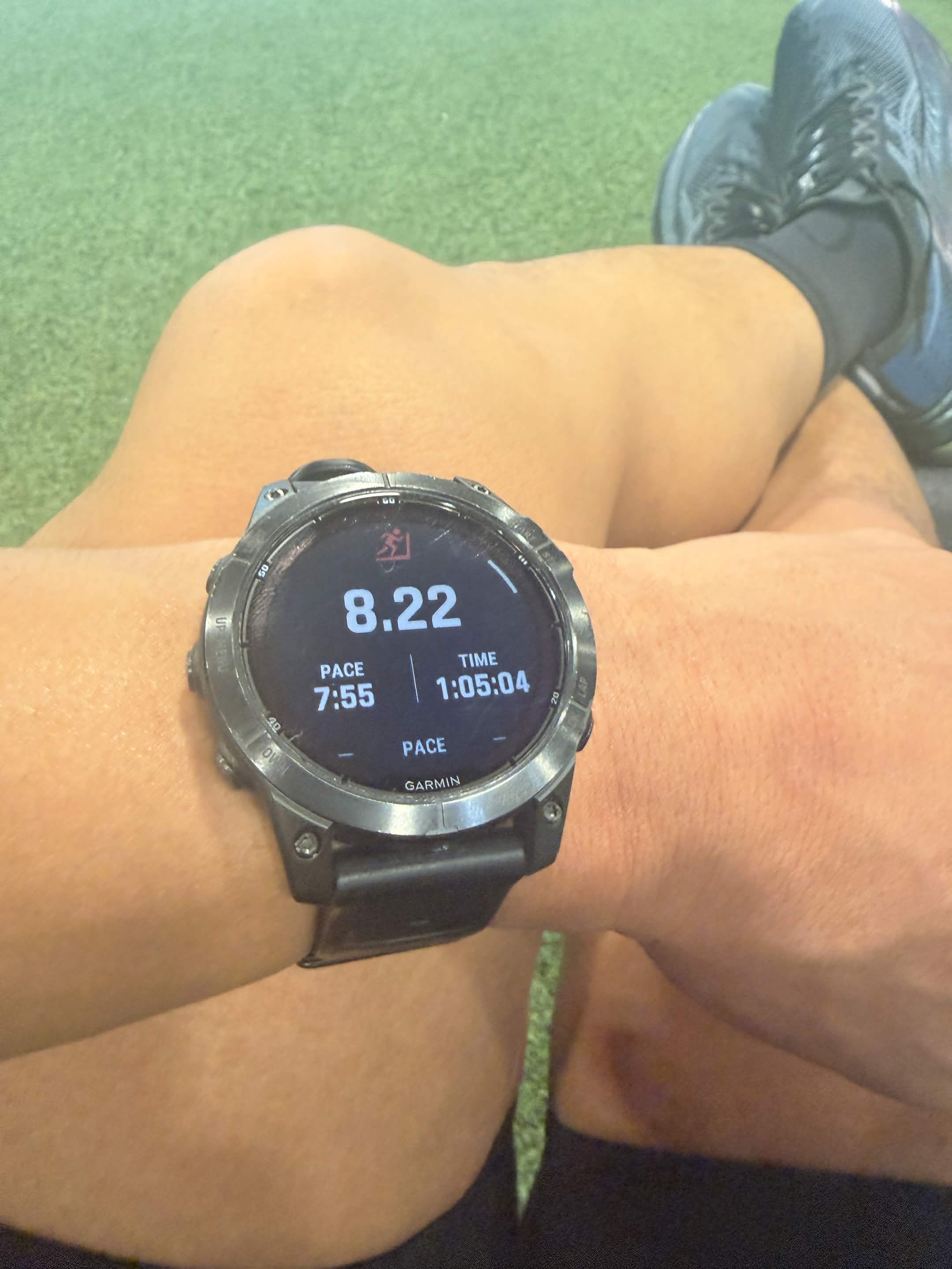Garmin Fenix 7 Pro: 8.22 miles, 7:55 pace, 1:05:04
