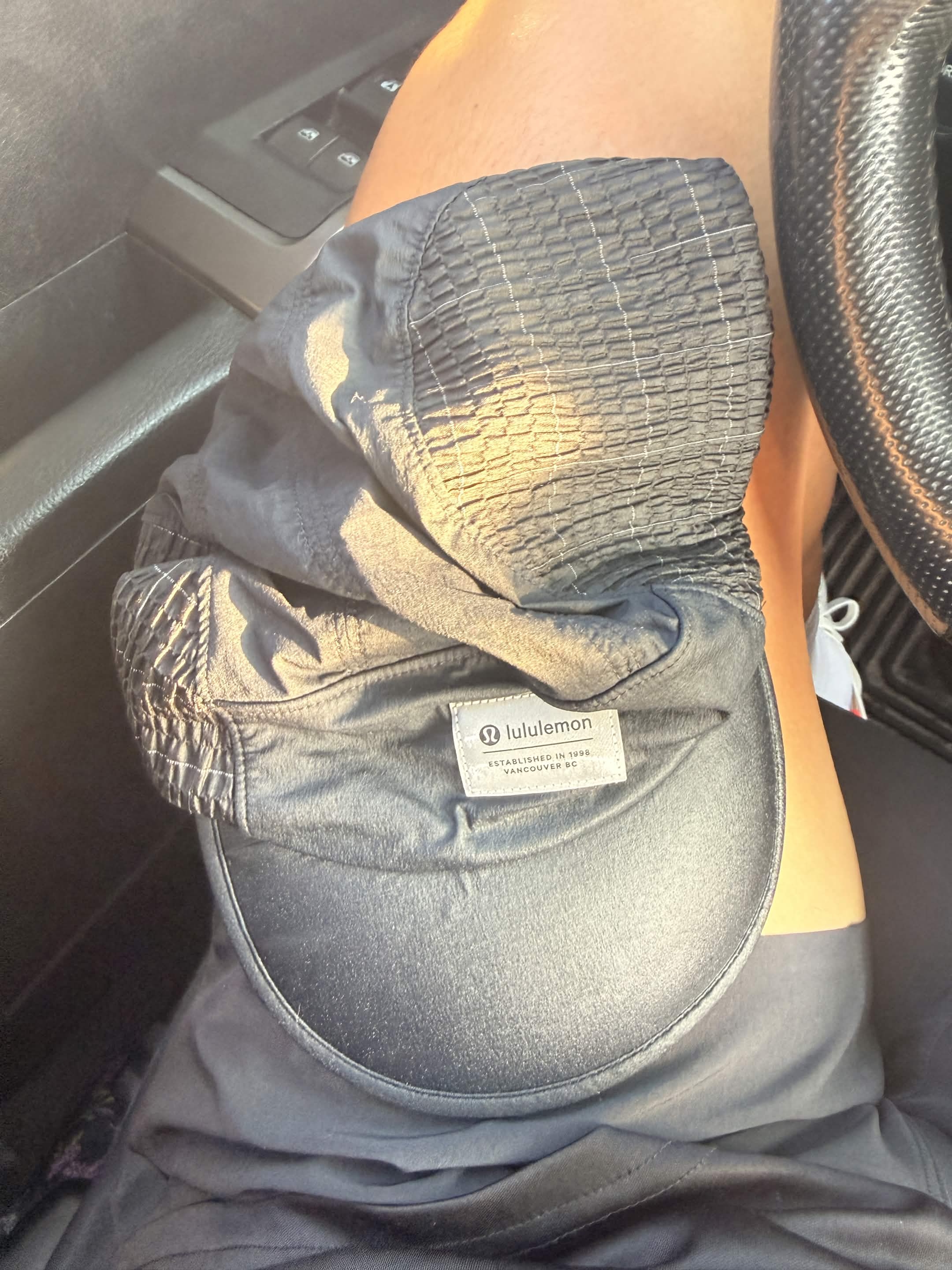 Hat completely soaked through after this morning's session.